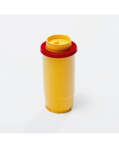 Kanülen-Einweg-Sammelbox E, 0,5-Ltr., (D=5,5cm), Kanülenabwurfbehälter